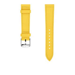 Lemon Calfskin Leather Strap 